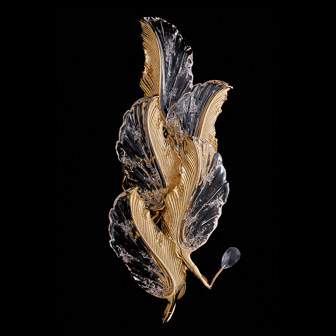 Бра Felicity Gold FL1182-3W из смолы — Fluorite