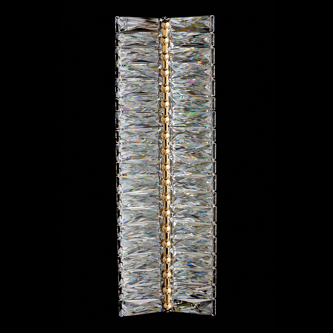 Бра Sacrement Gold FL1181-2W из хрусталя — Fluorite
