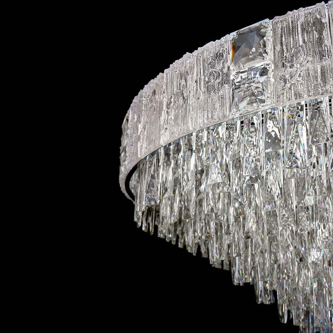 Люстра подвесная Delight Chrome FL1088-27P из хрусталя — Fluorite — фото 3