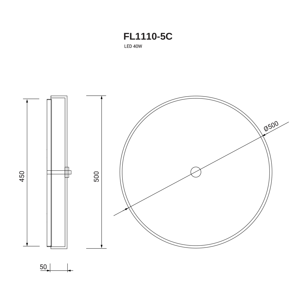 Потолочная люстра Luar FL1110-5C из испанского алебастра — Fluorite — фото 5