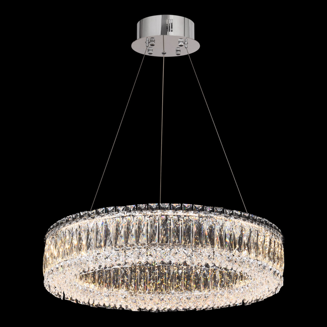Люстра подвесная Vetto Chrome FL1054-6P из хрусталя — Fluorite