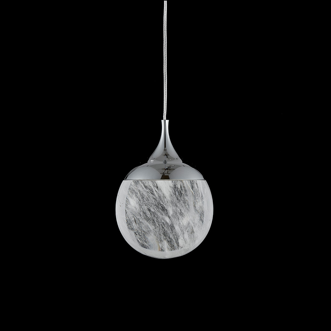Подвесной светильник Perfectio Chrome FL1176-1PS из кварца — Fluorite — фото 4