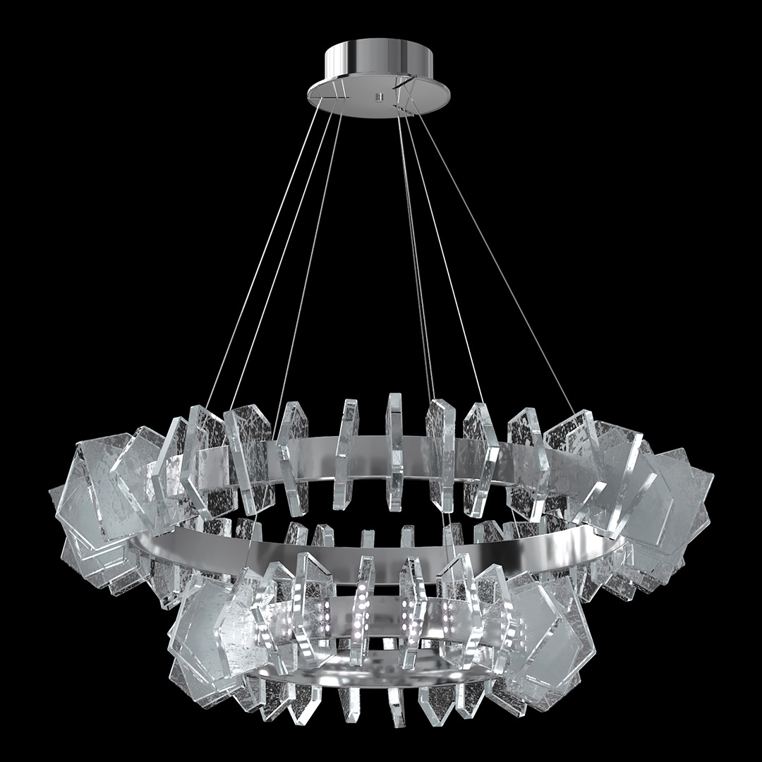 Люстра подвесная Celeste Chrome FL1177-20P из кварца — Fluorite — фото 3