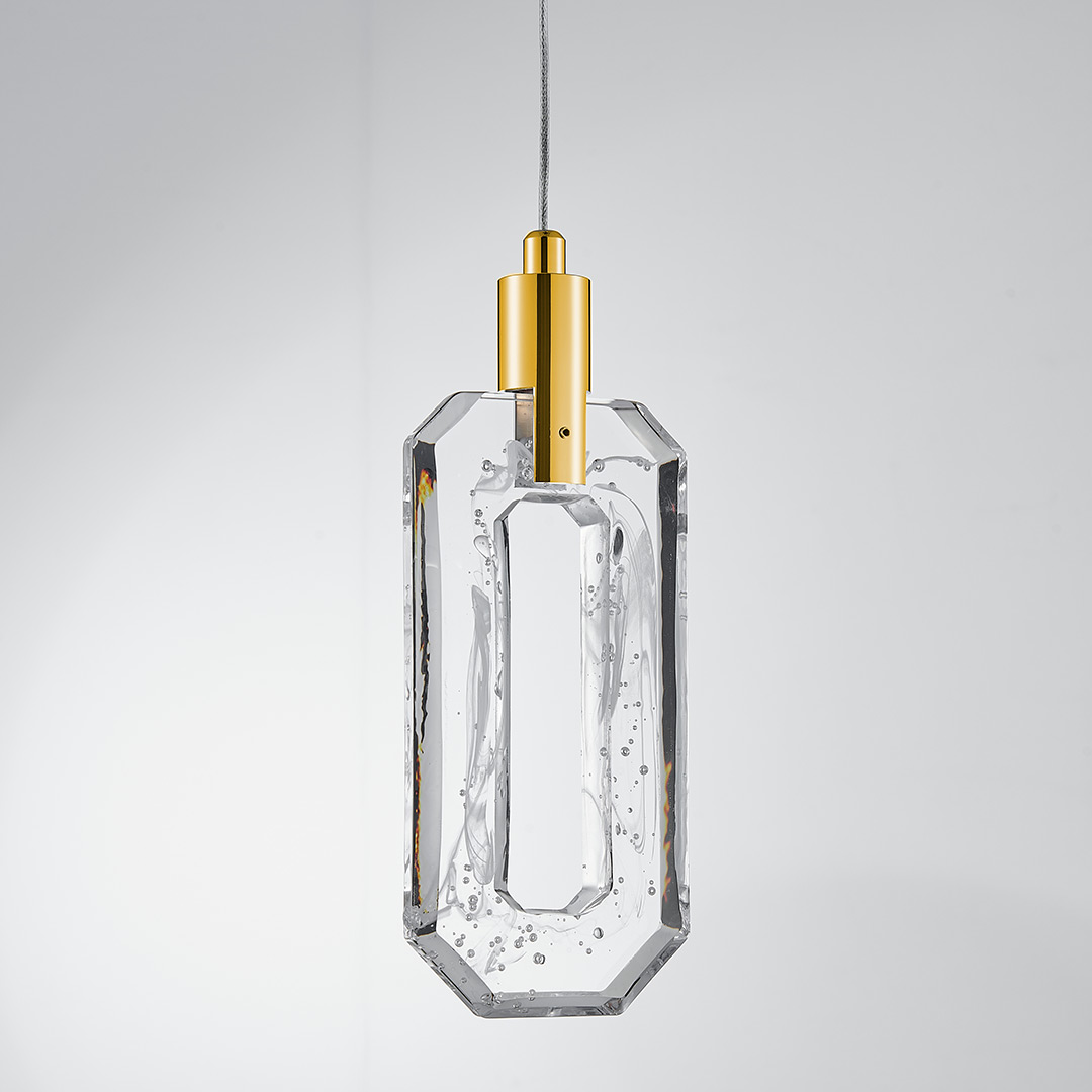 Подвесной светильник Flagranti Brass FL1173-1P из стекла — Fluorite — фото 3