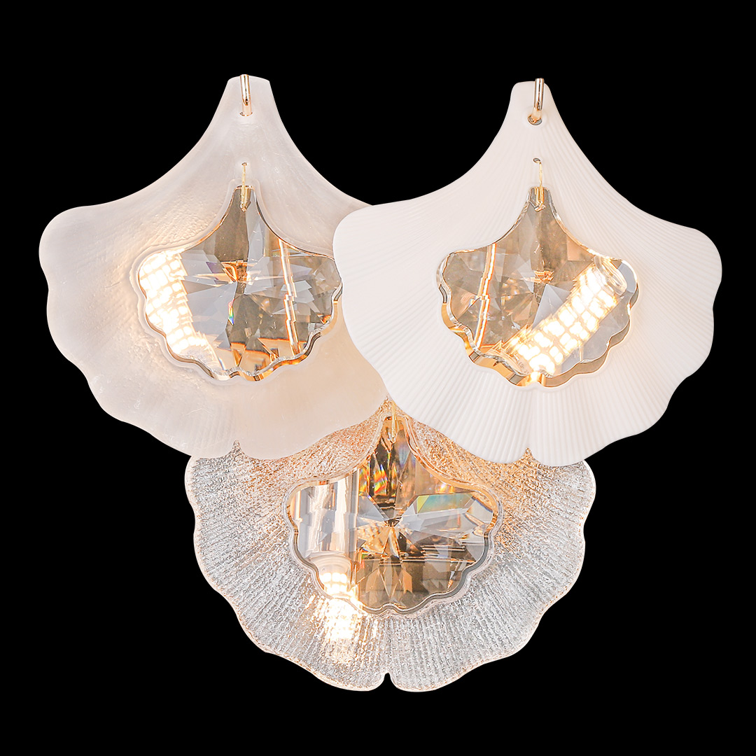 Бра Infinita FL1152-3W из хрусталя — Fluorite
