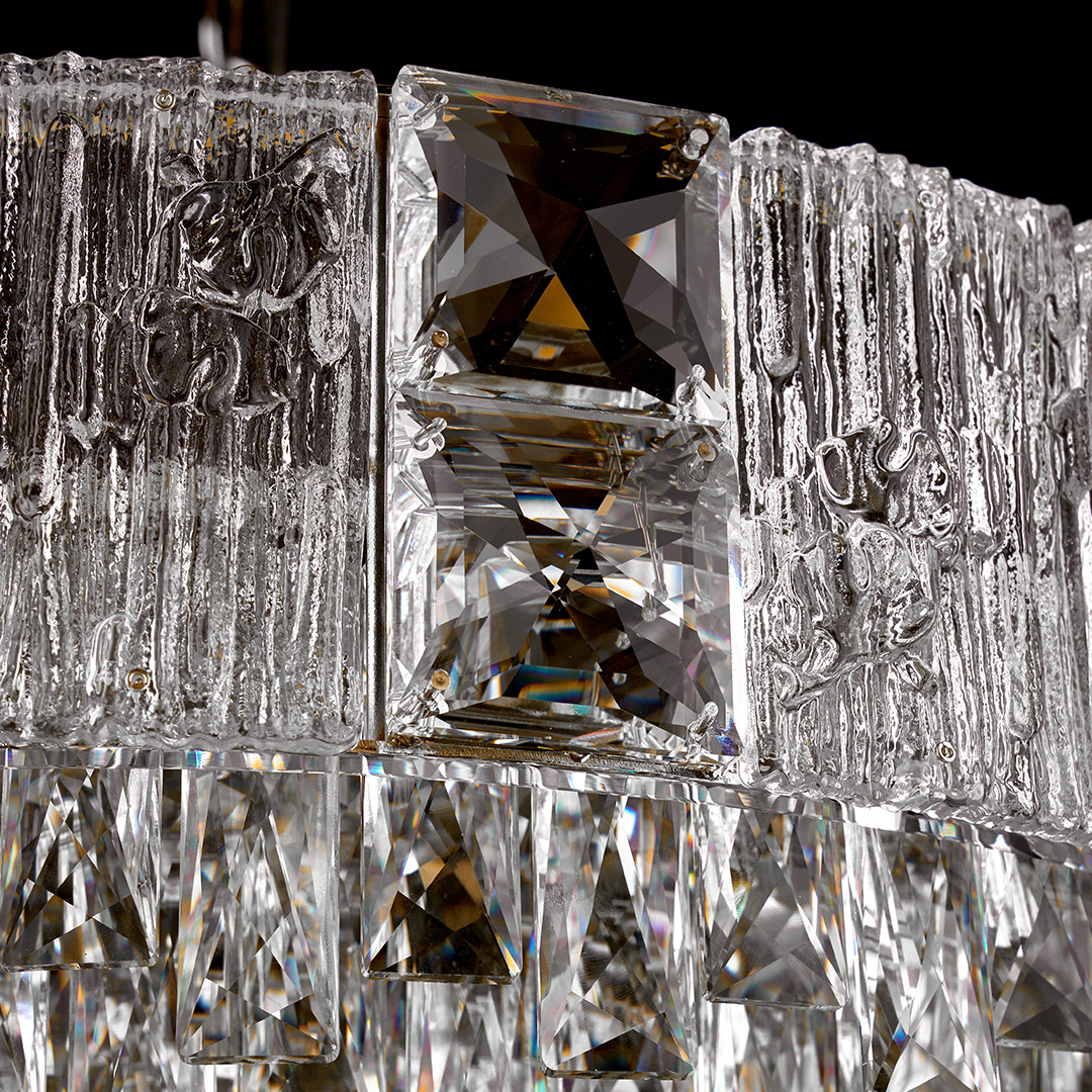 Люстра подвесная Delight Chrome FL1088-10P из хрусталя — Fluorite — фото 6