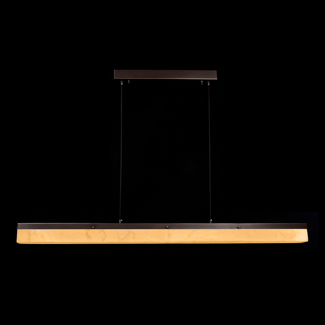 Подвесной светильник Adagio FL1014-1P-BK из испанского алебастра — Fluorite