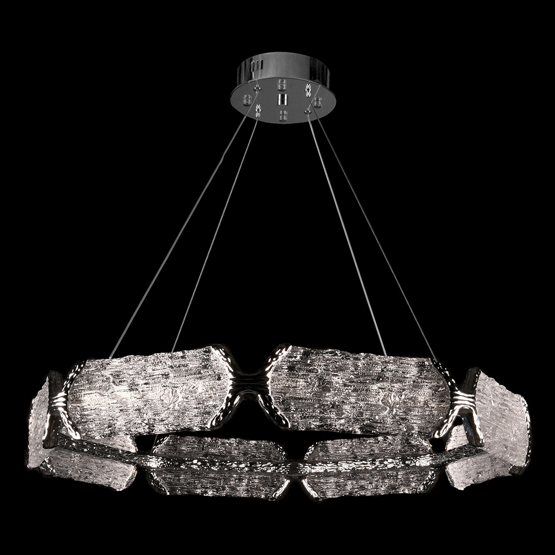 Люстра подвесная Epico Silver FL1150-6P из смолы — Fluorite — фото 9