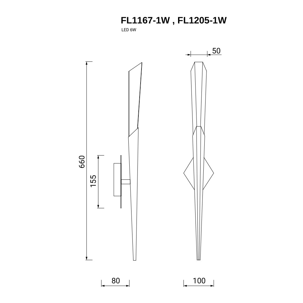 Бра Unico FL1167-1W