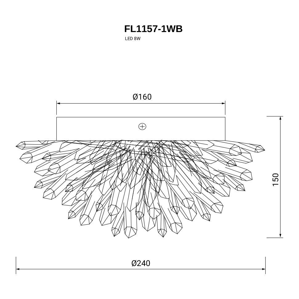 Бра Sorpresa FL1157-1WB