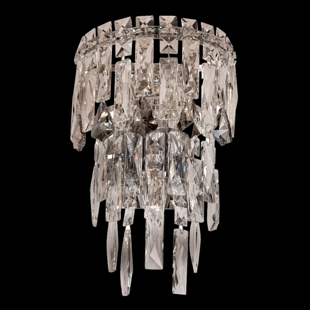 Бра The Empress Chrome FL1062-3W из хрусталя — Fluorite