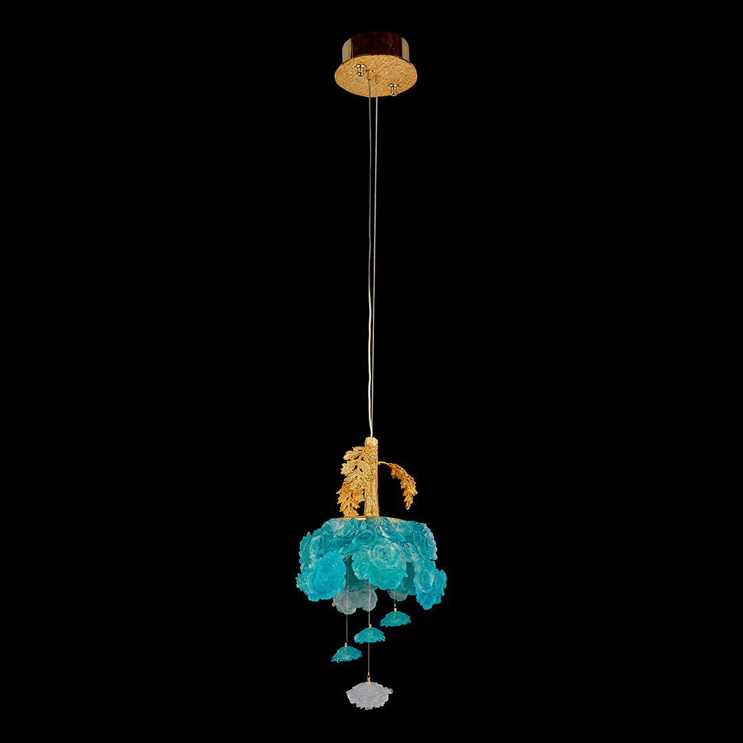 Подвесной светильник Pirilampo Turquoise FL1186-1PB