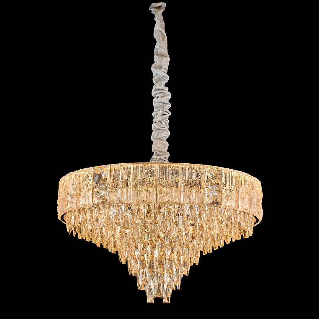 Люстра подвесная Delight Gold FL1058-7P из хрусталя — Fluorite