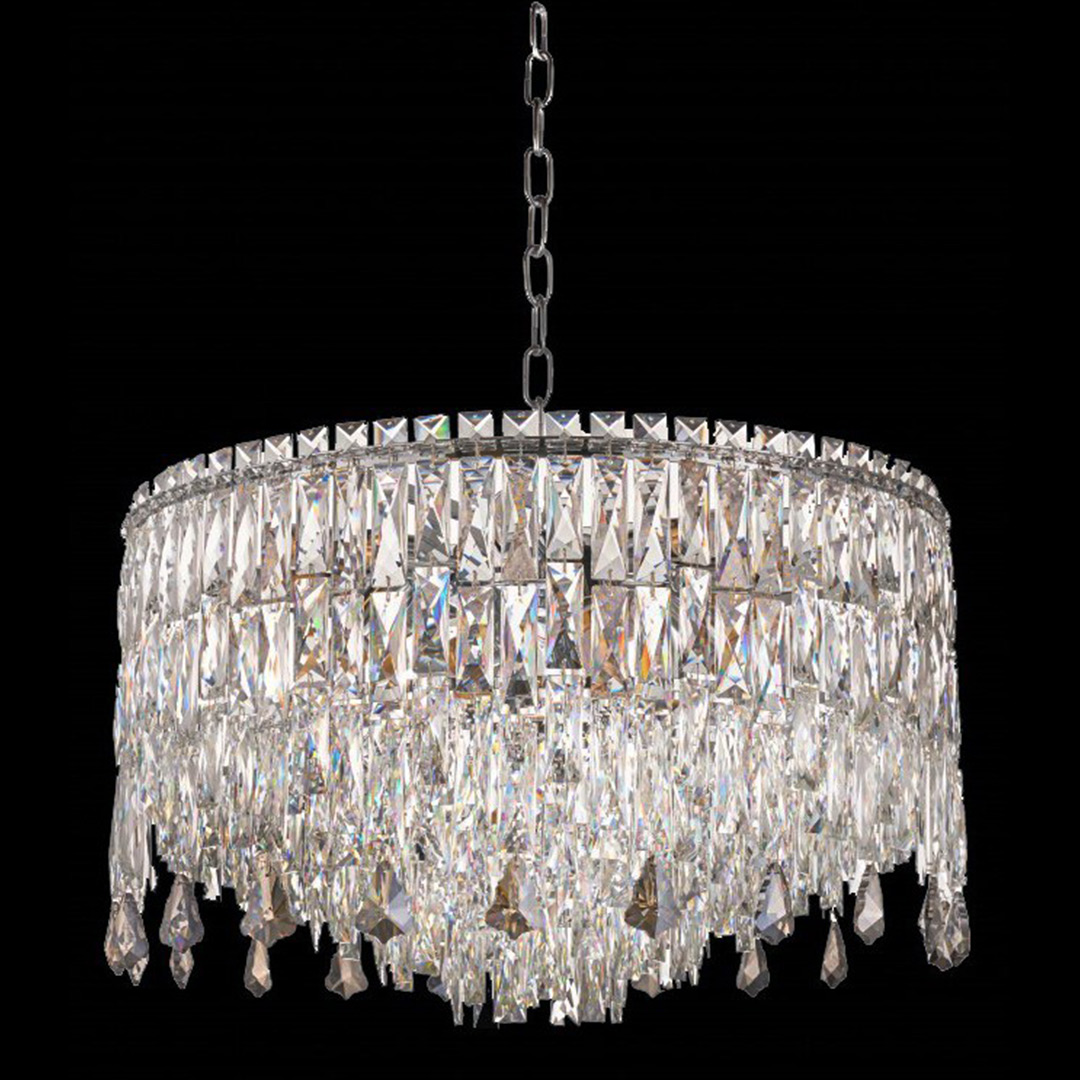 Люстра подвесная The Empress Chrome FL1062-14P из хрусталя — Fluorite