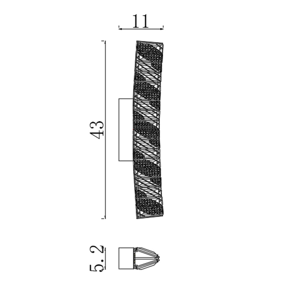 Бра Aura FL1211-1W
