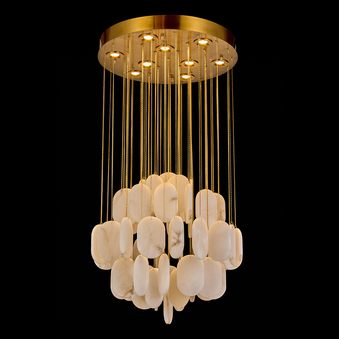 Подвесная люстра Etereo FL1114-9N из испанского алебастра — Fluorite — фото 3
