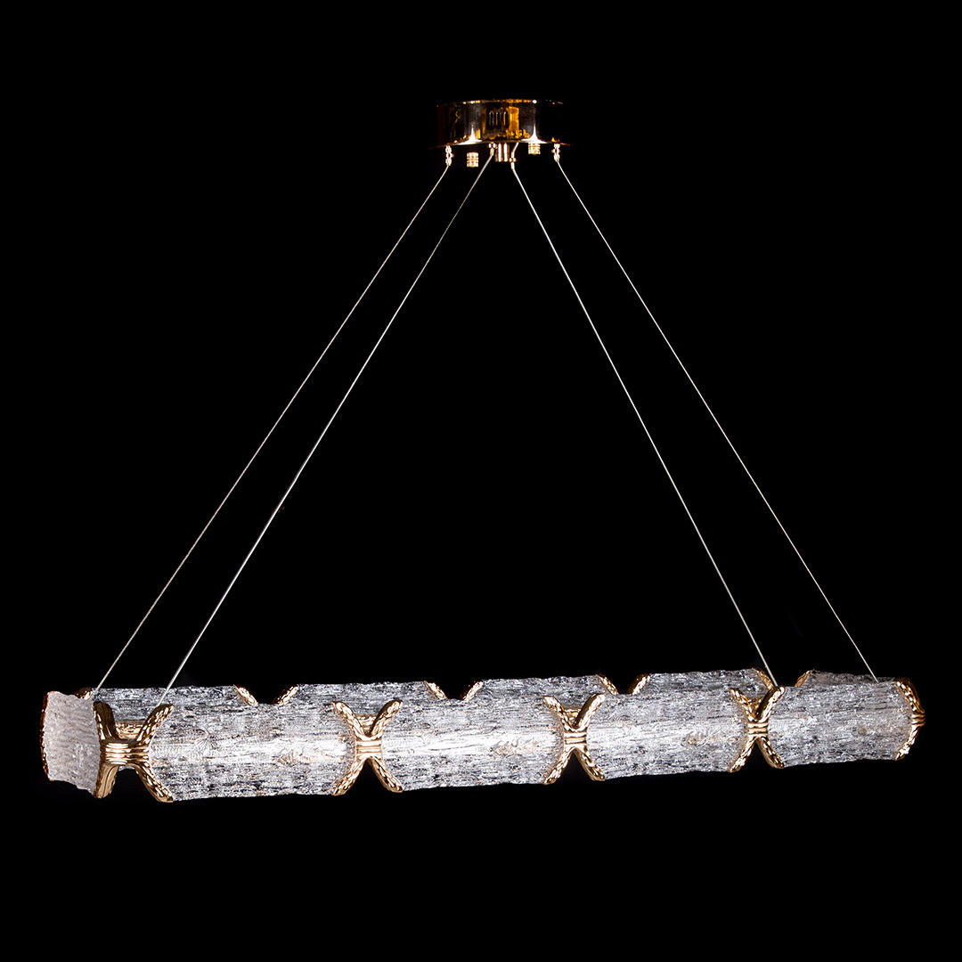 Люстра подвесная Epico Gold FL1050-9P из смолы — Fluorite