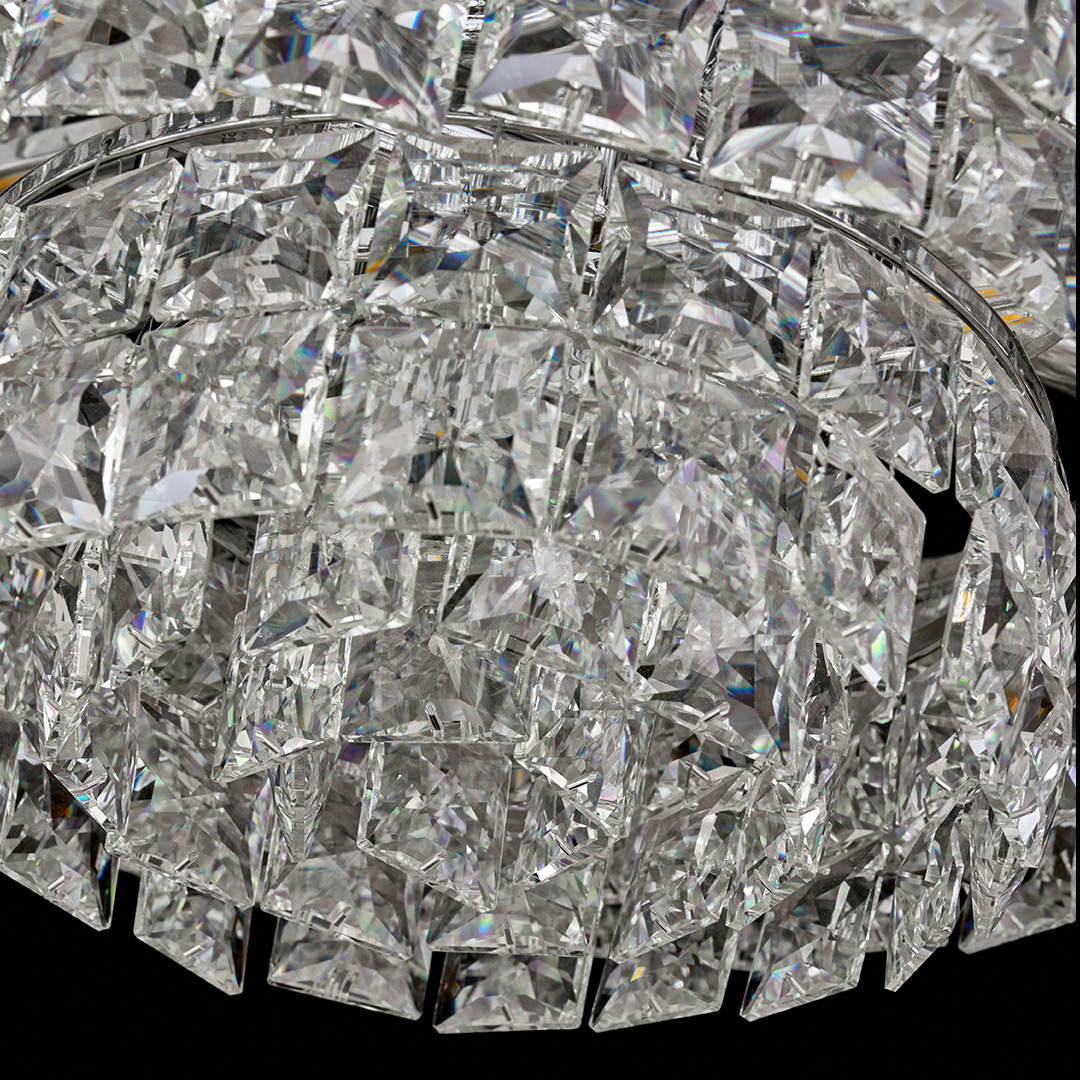Люстра подвесная Majeste Chrome FL1059-16P из хрусталя — Fluorite — фото 4
