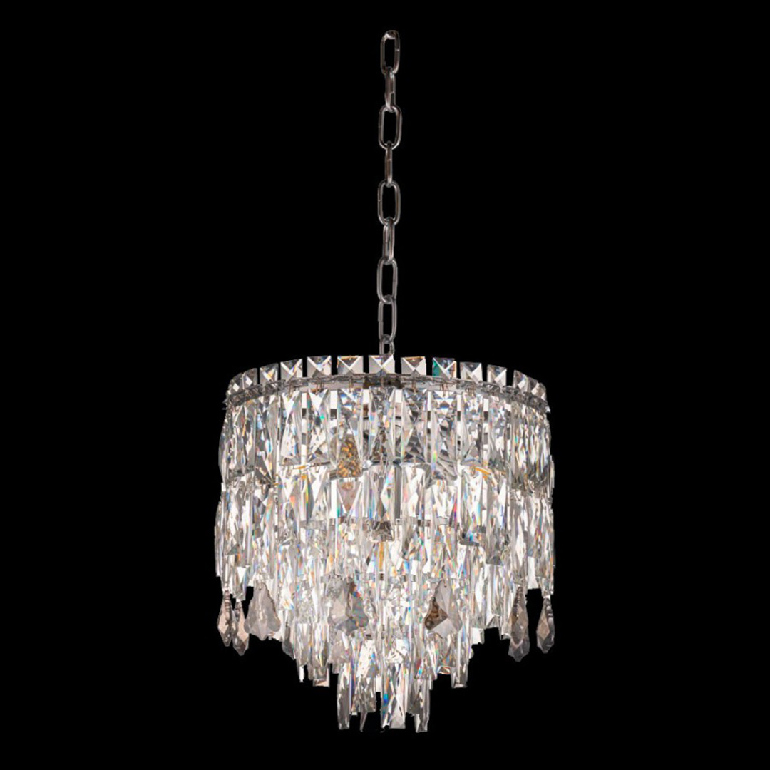 Люстра подвесная The Empress Chrome FL1062-5P из хрусталя — Fluorite