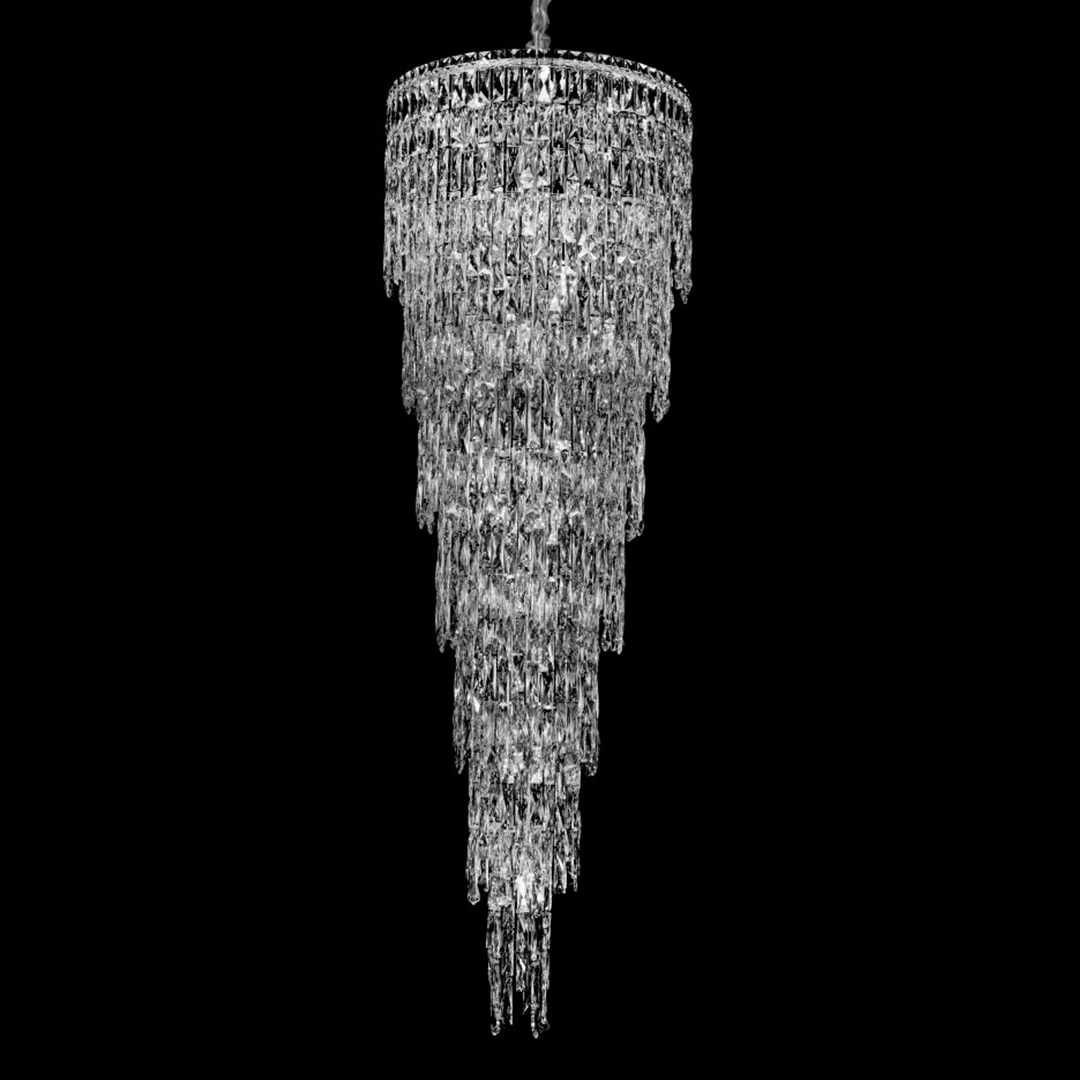Люстра подвесная The Empress Chrome FL1062-32P из хрусталя — Fluorite — фото 3