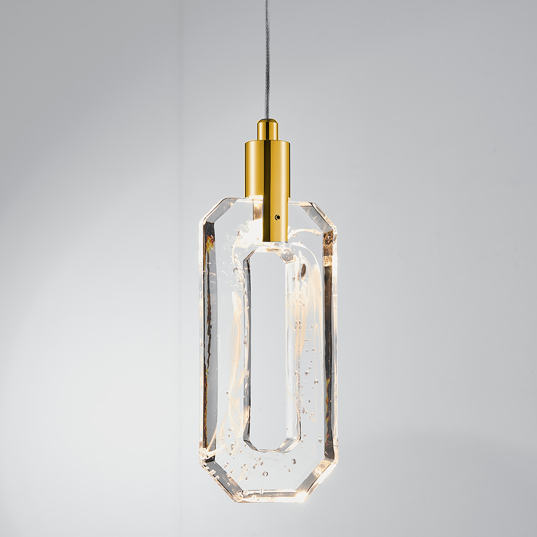 Подвесной светильник Flagranti Brass FL1173-1P из стекла — Fluorite — фото 4