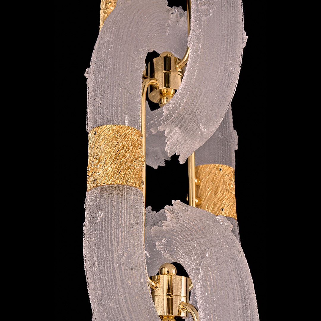 Подвесной светильник Anelli FL1100-3P из глазурированного стекла — Fluorite — фото 3