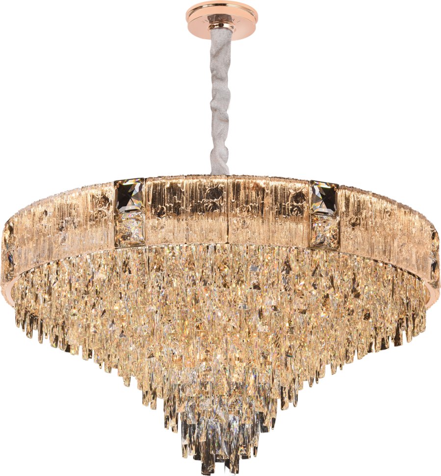 Люстра подвесная Delight Gold FL1058-10P