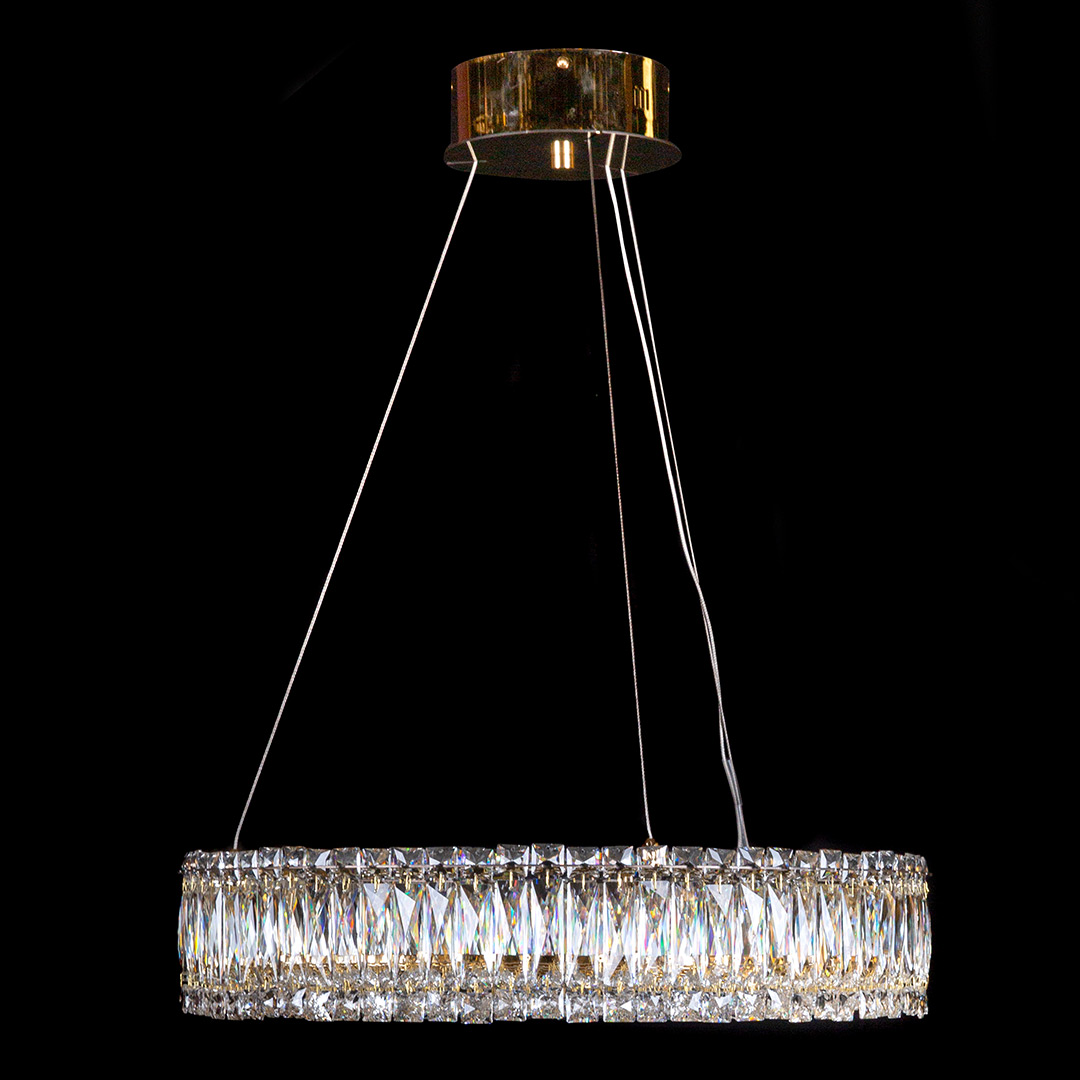 Люстра подвесная Vetto Gold FL1147-6P из хрусталя — Fluorite