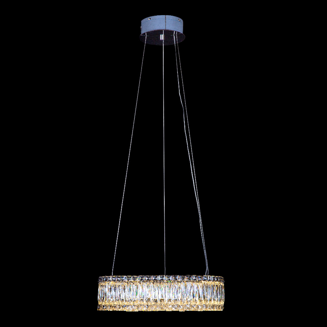 Люстра подвесная Vetto Chrome FL1054-5P из хрусталя — Fluorite