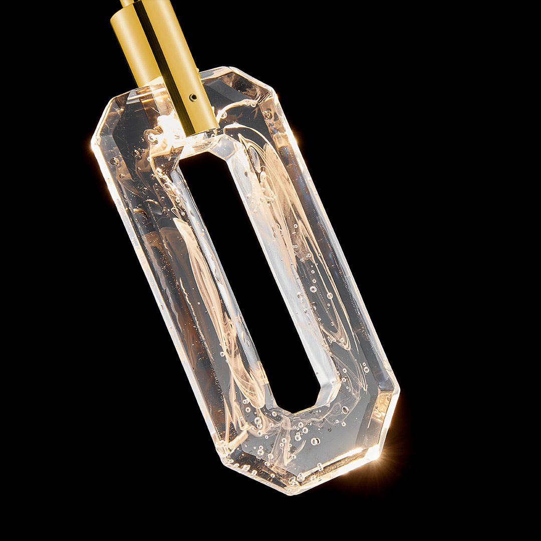 Подвесной светильник Flagranti Brass FL1173-1P из стекла — Fluorite — фото 7