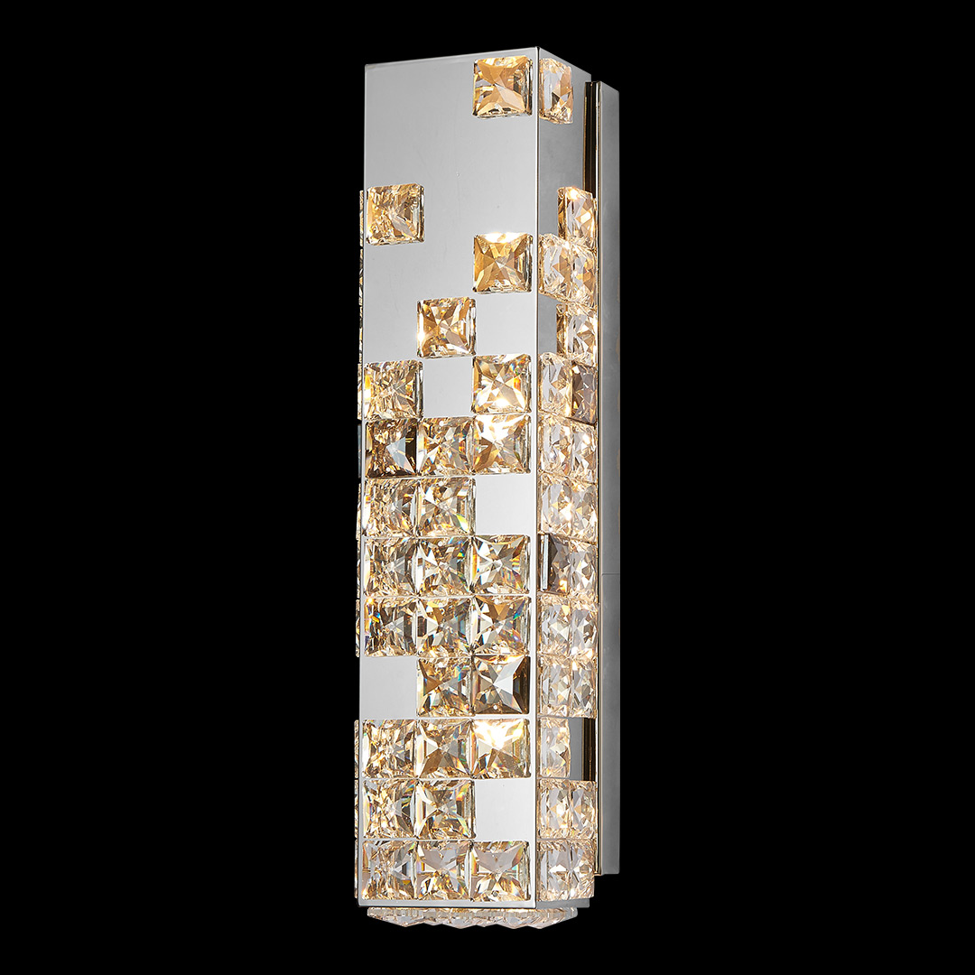 Бра Elegance Chrome FL1148-5W из хрусталя — Fluorite