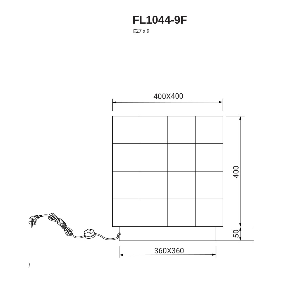 Торшер Basis FL1044-9F