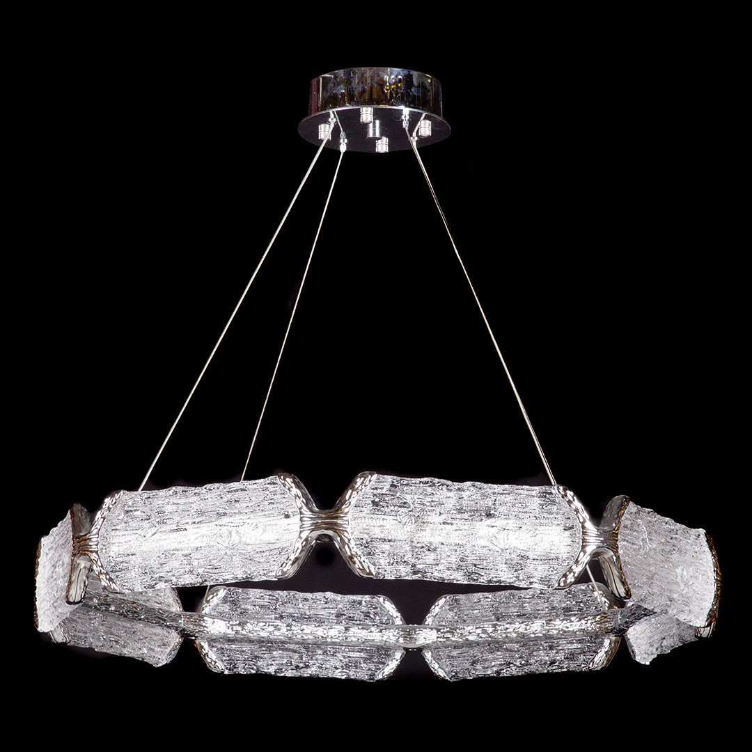 Люстра подвесная Epico Silver FL1150-6P из смолы — Fluorite — фото 2