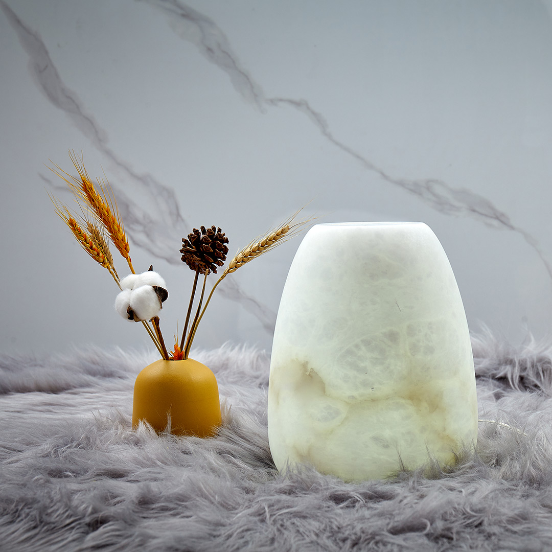 Настольная лампа Magia FL1036-3T из испанского алебастра — Fluorite — фото 2