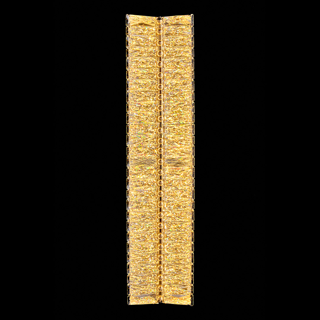 Бра Sacrement Gold FL1181-3W из хрусталя — Fluorite — фото 6