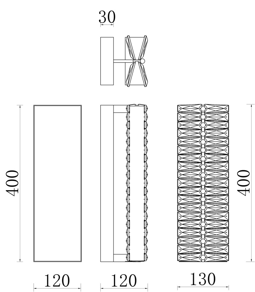 Бра Sacrement Gold FL1181-2W