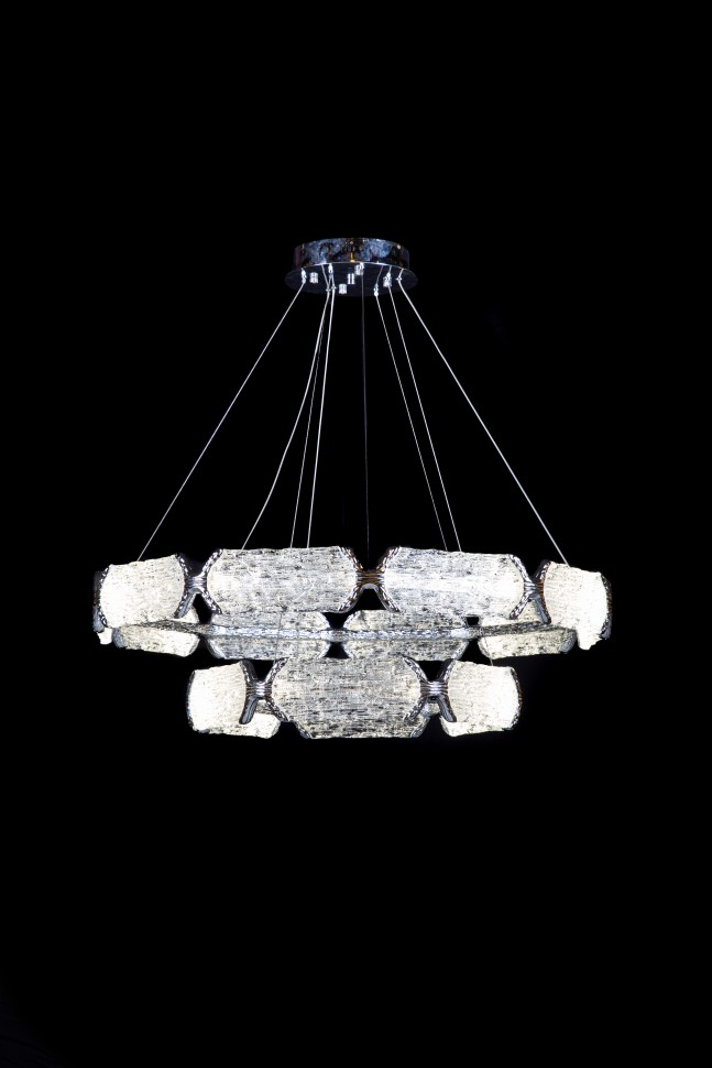 Люстра подвесная Epico Silver FL1150-10P