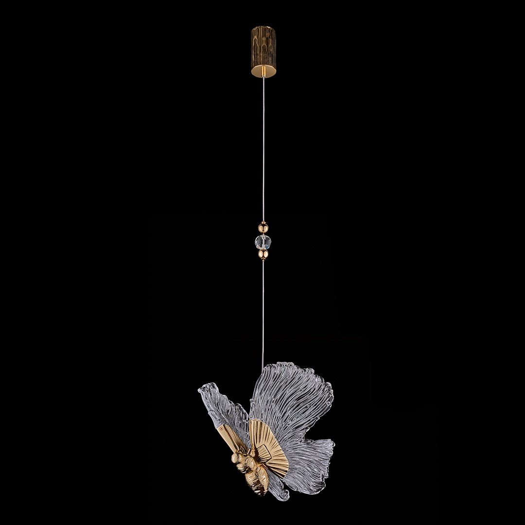 Подвесной светильник  Borboleta Clear FL1103-1P1 из смолы — Fluorite
