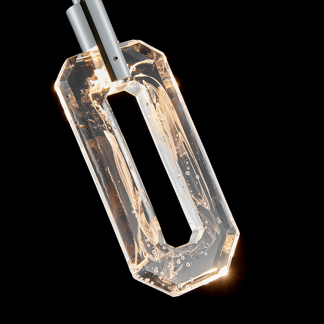 Подвесной светильник Flagranti Chrome FL1174-1P из стекла — Fluorite — фото 7