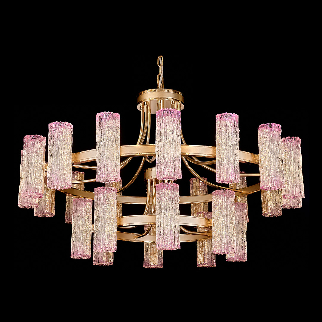Люстра подвесная Inverno Rose FL1090-24P из смолы — Fluorite — фото 2