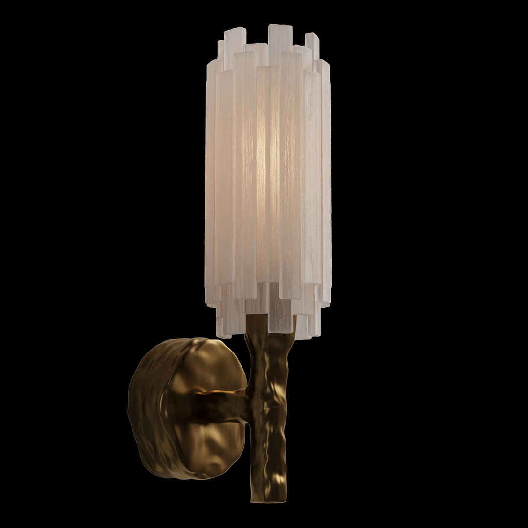 Бра Passion Brass FL1219-1W из селенита — Fluorite