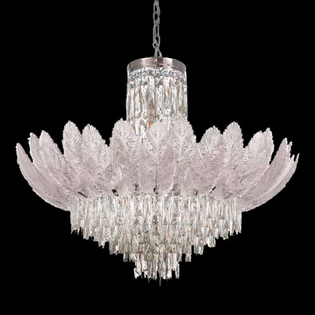 Люстра подвесная Florens Chrome FL1055-26P из хрусталя — Fluorite