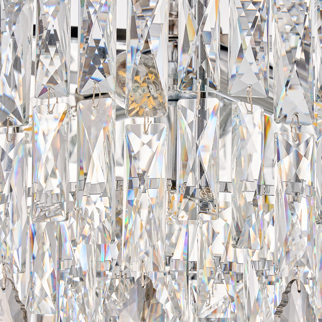Люстра подвесная The Empress Chrome FL1062-5P из хрусталя — Fluorite — фото 4