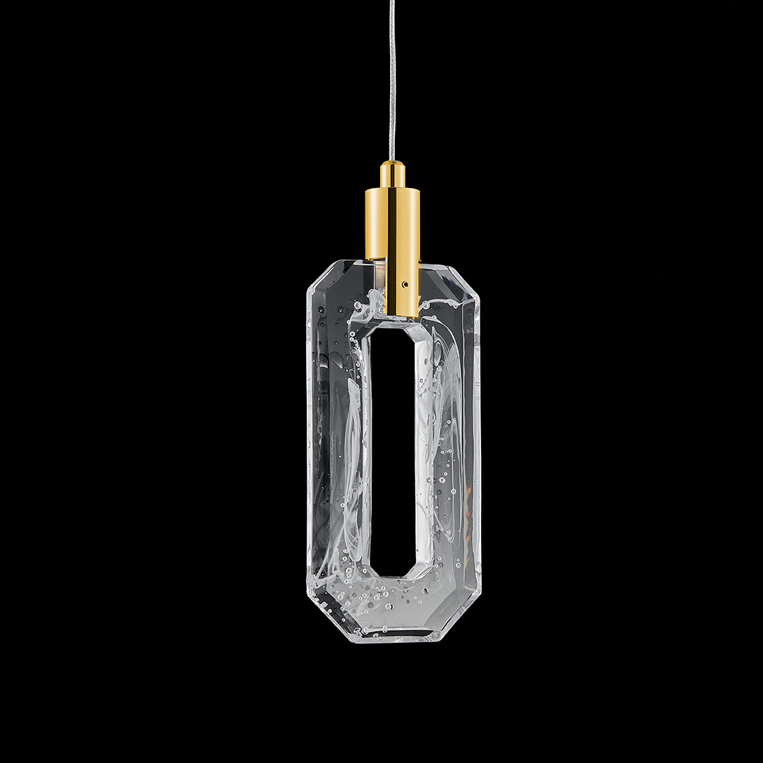 Подвесной светильник Flagranti Brass FL1173-1P из стекла — Fluorite — фото 6