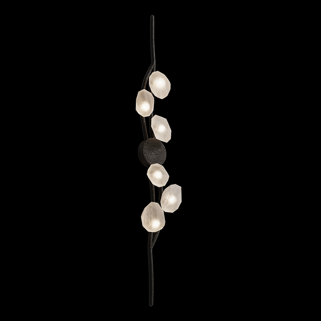 Бра Pleiade Black FL1224-6W из селенита — Fluorite