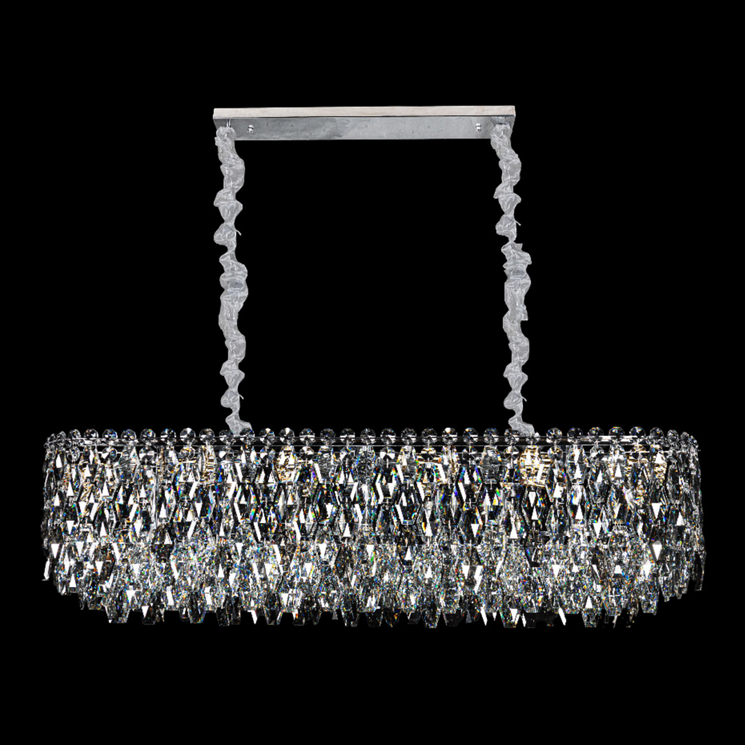 Люстра подвесная Sovrana Chrome FL1191-21PO из хрусталя — Fluorite — фото 2