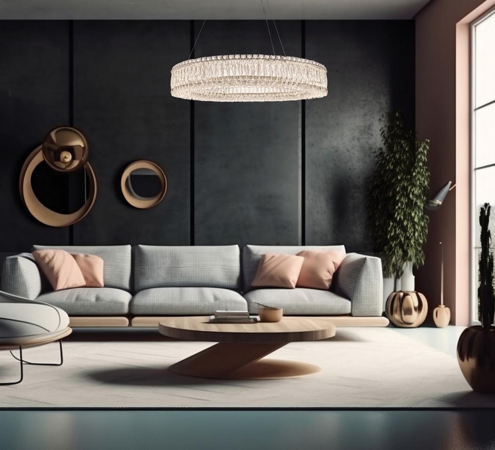Люстра подвесная Vetto Chrome FL1054-8P