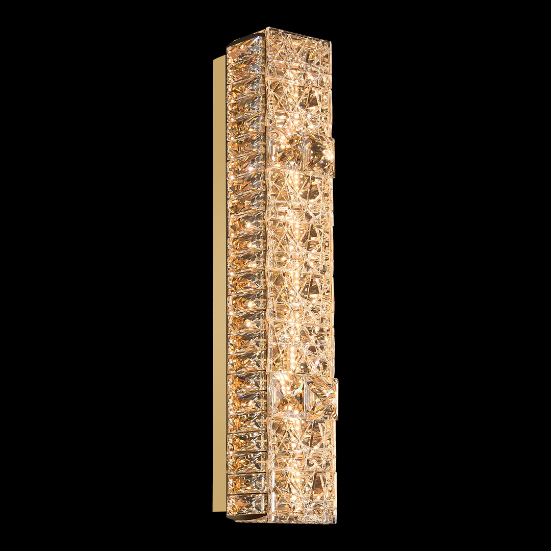 Бра Ravissement Gold FL1057-3W из хрусталя — Fluorite