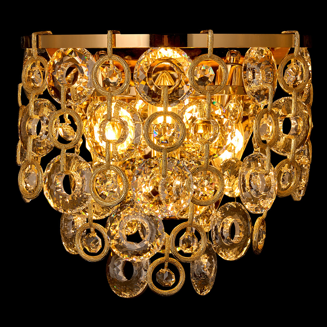 Бра Сampanella FL1102-3W из хрусталя — Fluorite