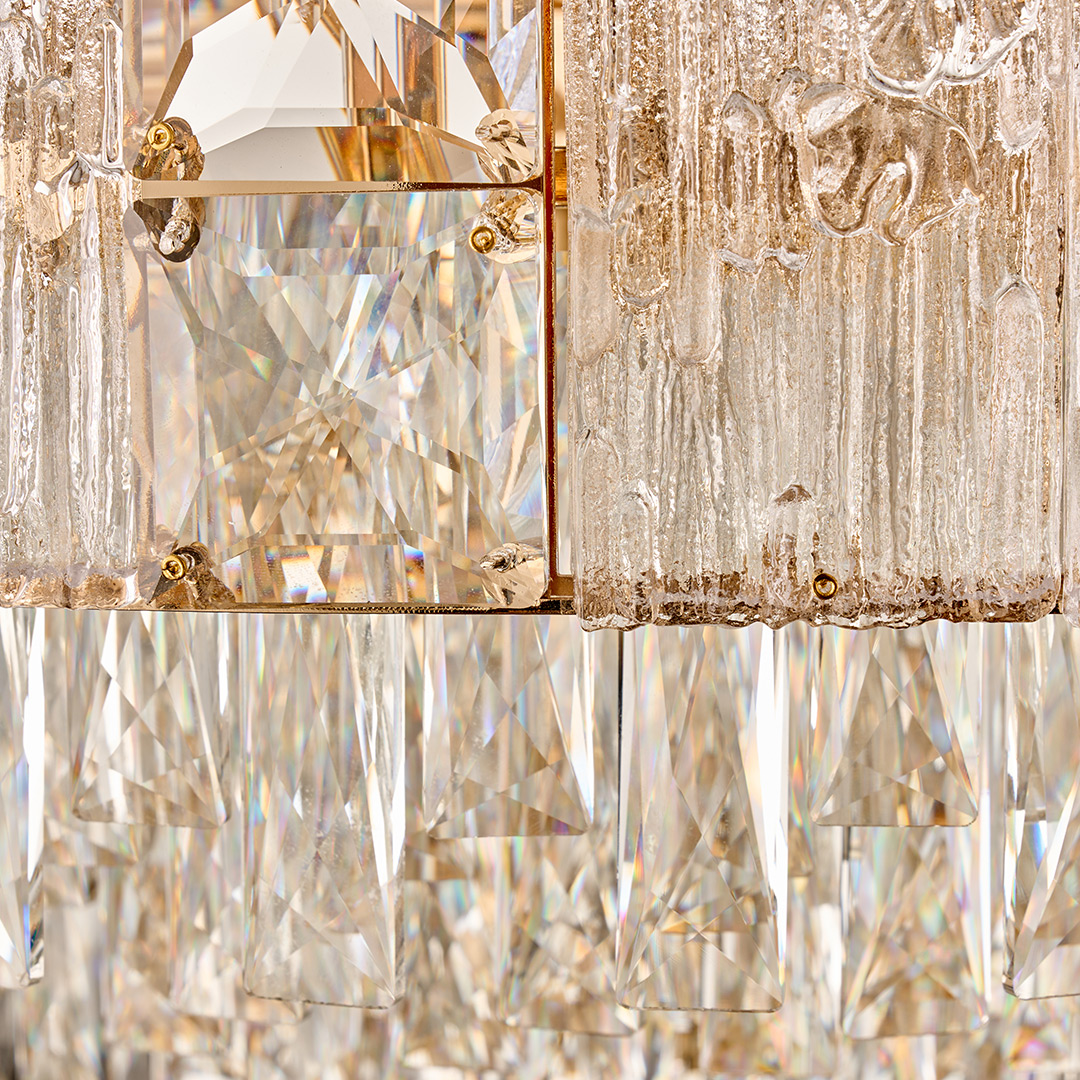 Люстра подвесная Delight Gold FL1058-27P из хрусталя — Fluorite — фото 6